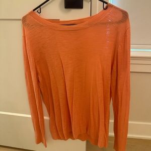 J Crew Coral Lightweight Sweater